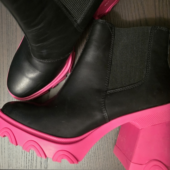 Sorel Brex Heel Chelsea Boots, Cactus Pink Sz 8 - Picture 5 of 5